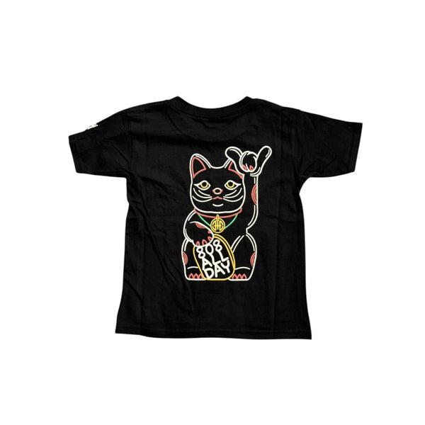 808ALLDAY Toddler / Youth Neon Cat Tee