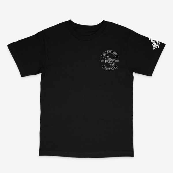 808ALLDAY Black Banner T-Shirt