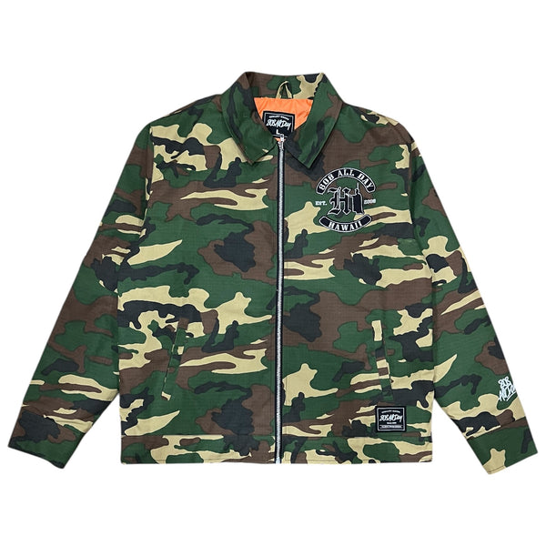 808ALLDAY HI Since '08 Work wear Canvas Camo Jacket