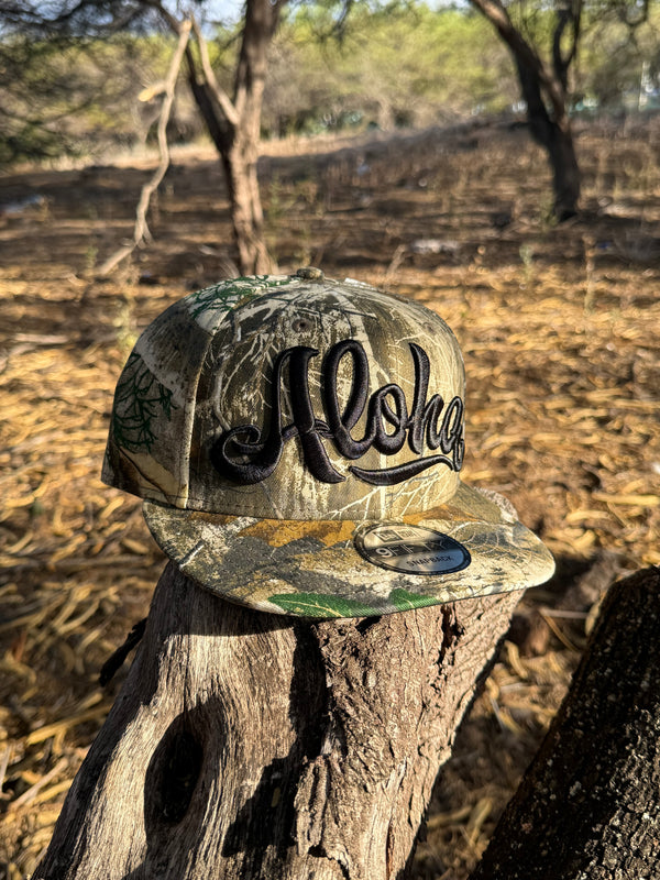 808ALLDAY New Era 9Fifty Real Tree Camo Aloha Snapback