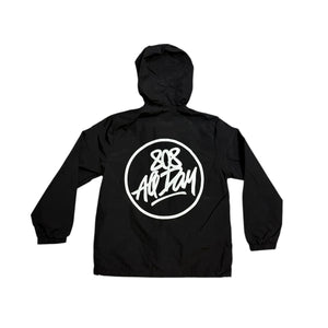 808ALLDAY Youth Hooded Black Coaches Jacket