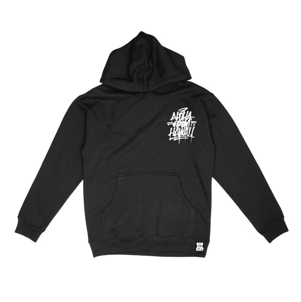 808ALLDAY AFH Premium Heavyweight Black Hoodie