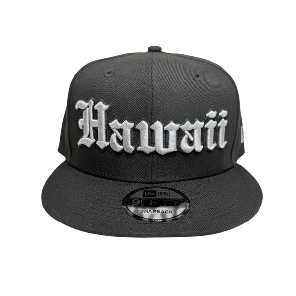 808ALLDAY New Era 9Fifty Grey/Black OE Hawaii Snapback