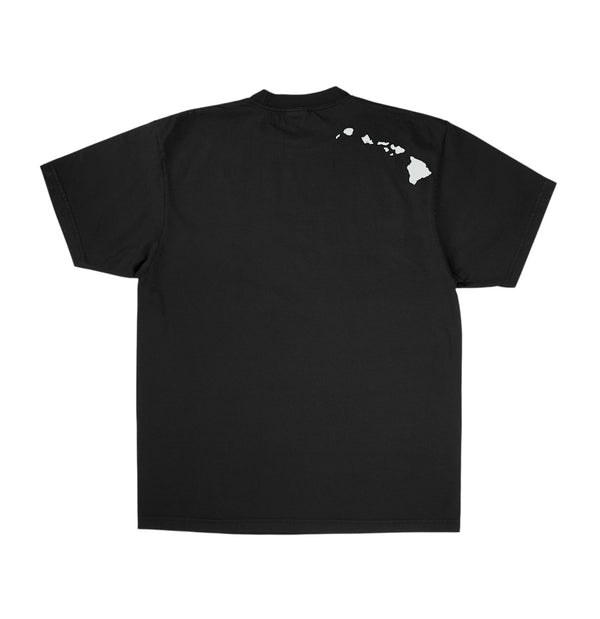 808ALLDAY Premium Max Heavyweight Black Box Script Tee