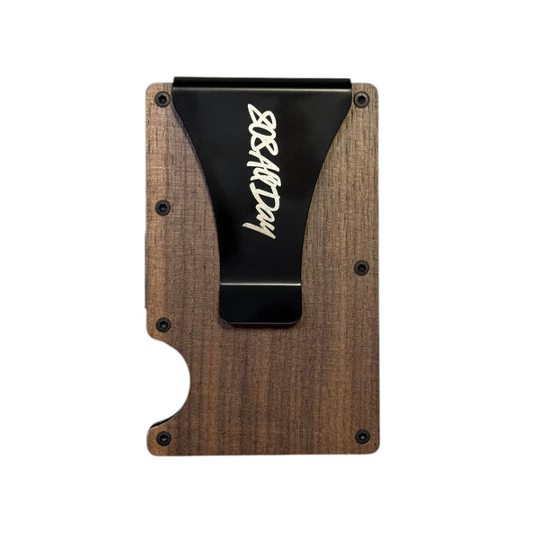 808ALLDAY Walnut Minimalist Card Wallet