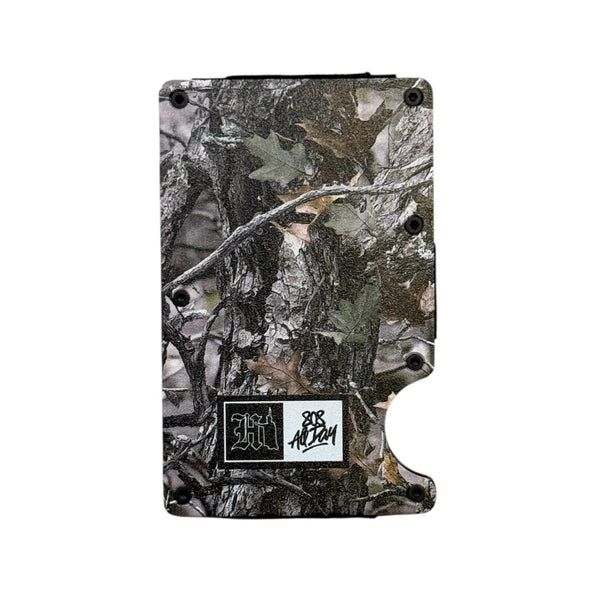 808ALLDAY Real Tree Camo Minimalist Card Wallet