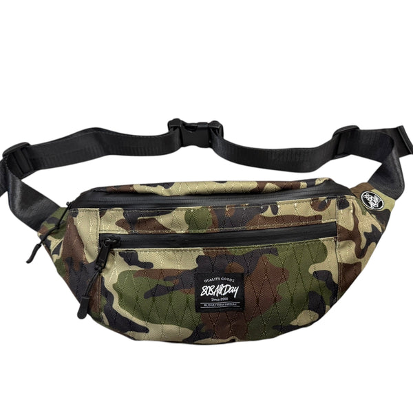 808ALLDAY Woodland Camo Classic  Hip Pack