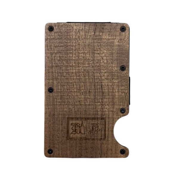 808ALLDAY Walnut Minimalist Card Wallet