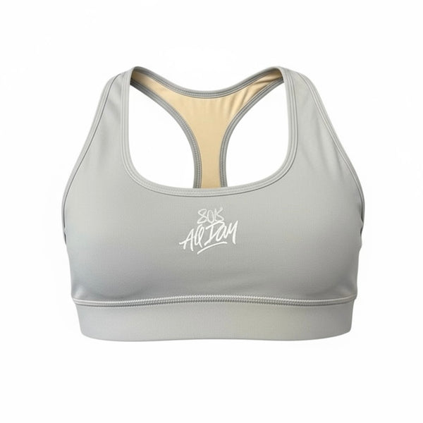 808ALLDAY Women's Stone Racerback Sports Bra