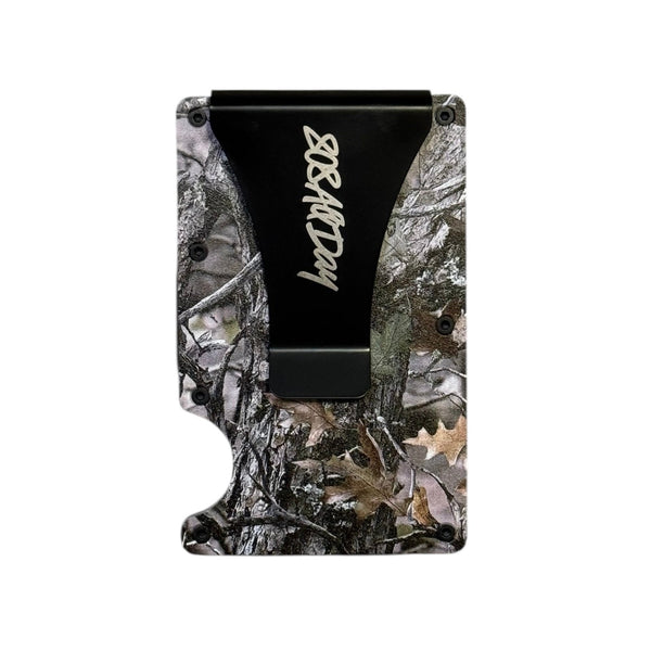 808ALLDAY Real Tree Camo Minimalist Card Wallet