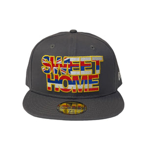 808ALLDAY New Era 5950 SHH Black/White Fitted Cap