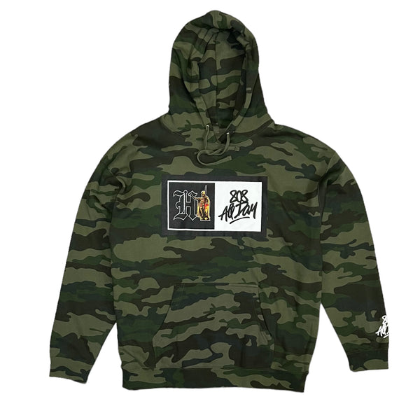 808ALLDAY Camo Box HI Kam Hoodie