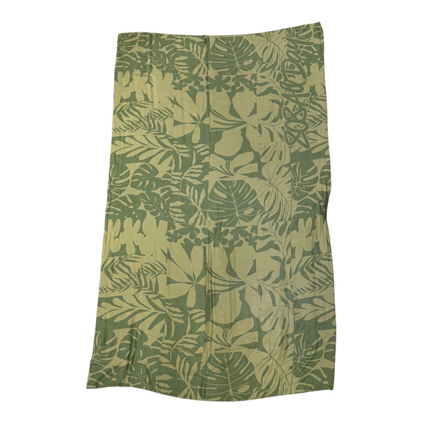 808ALLDAY Olive Green Block Floral Pareo