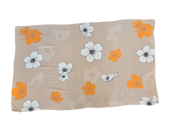 808ALLDAY Sand Floral Pareo
