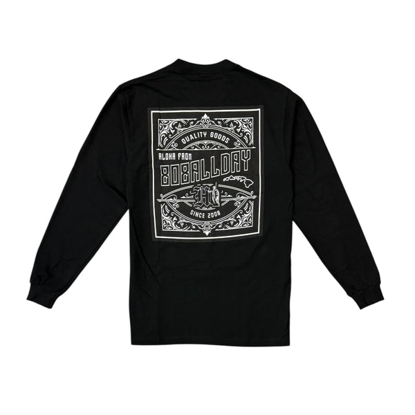 808ALLDAY Heavyweight Vintage HI Kam Black L/S