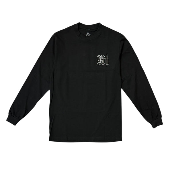 808ALLDAY Heavyweight Vintage HI Kam Black L/S