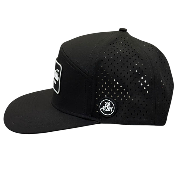 808ALLDAY Black Aloha State Water Tech Snapback