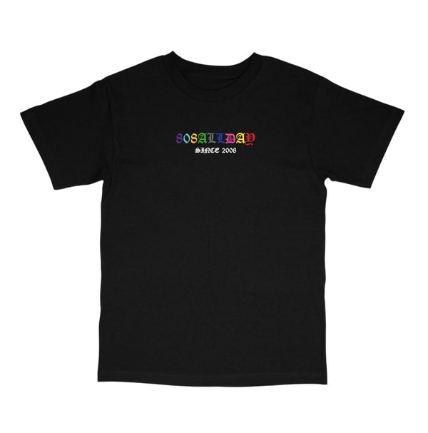 808ALLDAY Black/Color Monogram T-Shirt