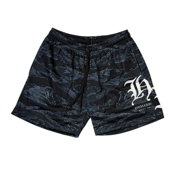 808ALLDAY Tiger Camo HI Mesh Shorts