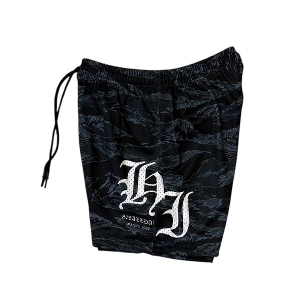 808ALLDAY Tiger Camo HI Mesh Shorts