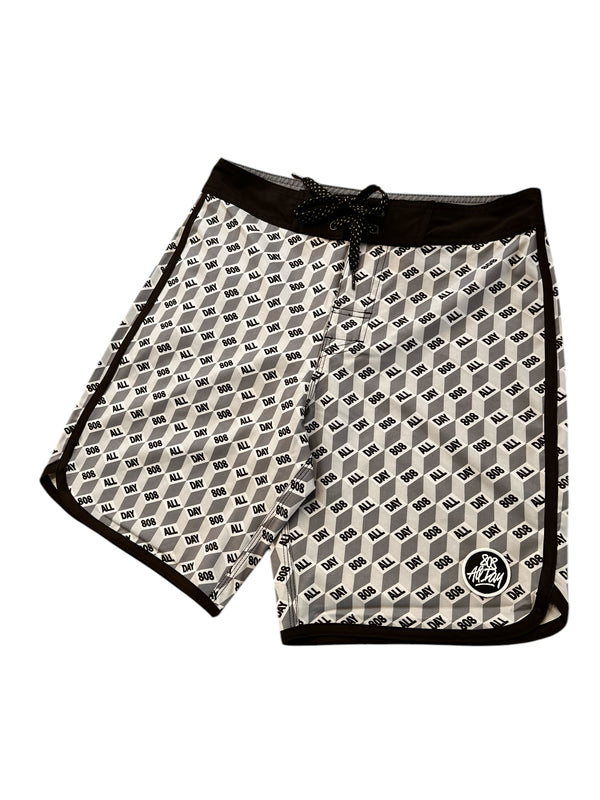 808ALLDAY Mens Blocks Boardshorts