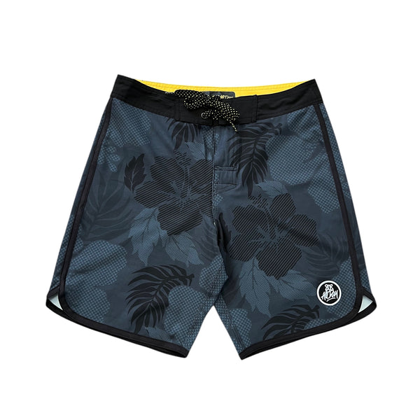 808ALLDAY Mens Black Floral Boardshorts