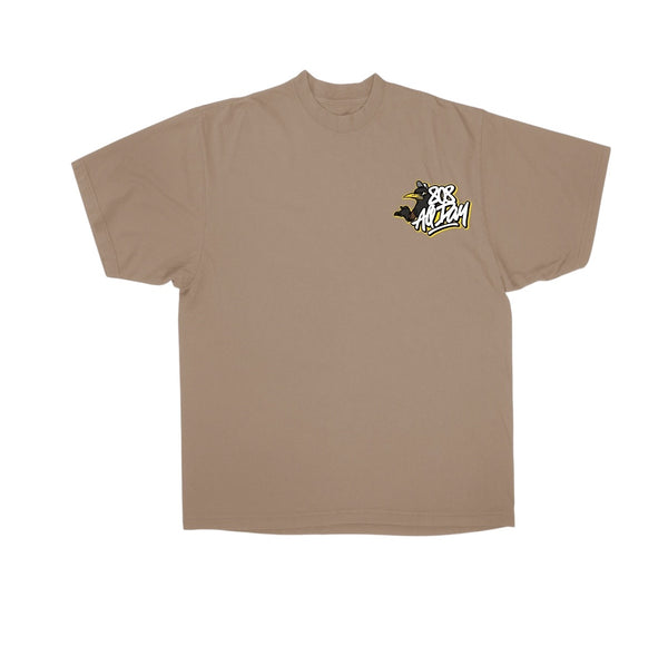 808ALLDAY Premium Max Heavyweight Khaki Mynah Tee