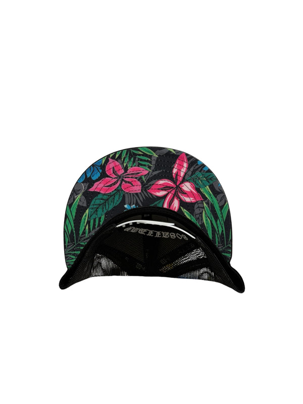 808ALLDAY New Era 9Fifty Black HI Mesh W/Floral Underbill