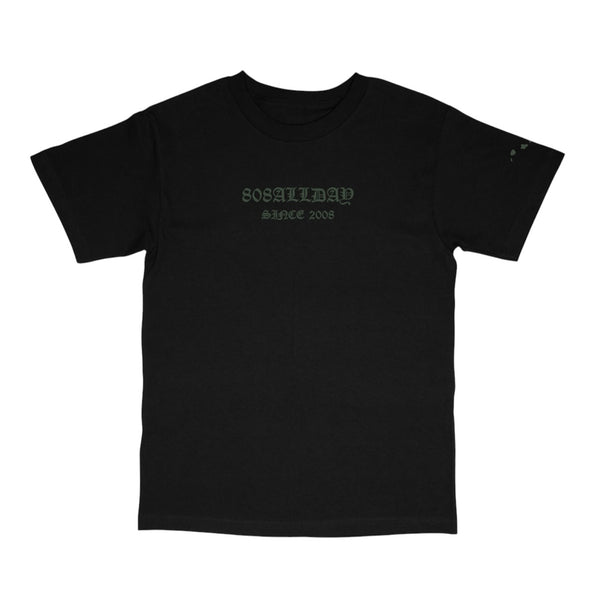 808ALLDAY Black OE Roll Call T-Shirt