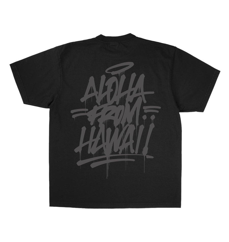 808ALLDAY AFH Max Heavyweight Black / Grey T-Shirt