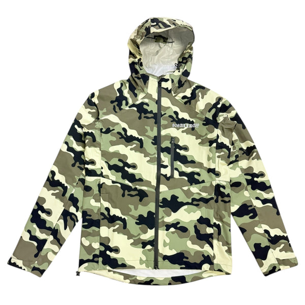 808ALLDAY Green Camo Weather Tech Jacket