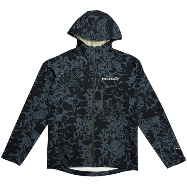 808ALLDAY Black Box Floral Weather Tech Jacket