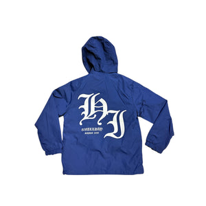 808ALLDAY Youth Hooded Blue Coaches Jacket