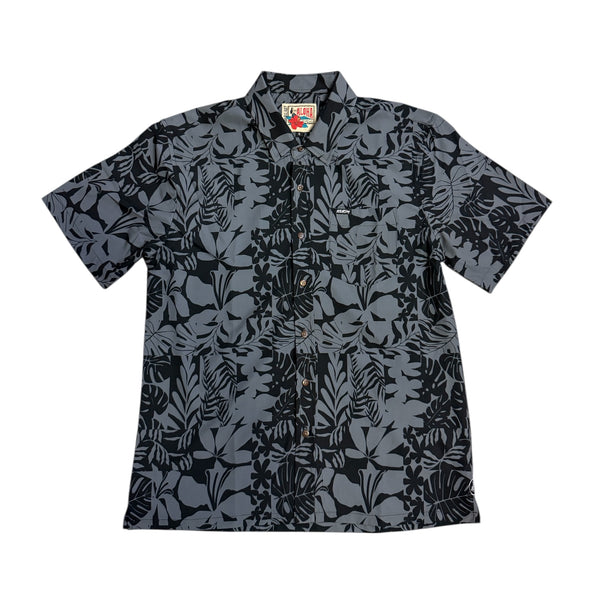 808ALLDAY Men's Black Box Floral Button Up