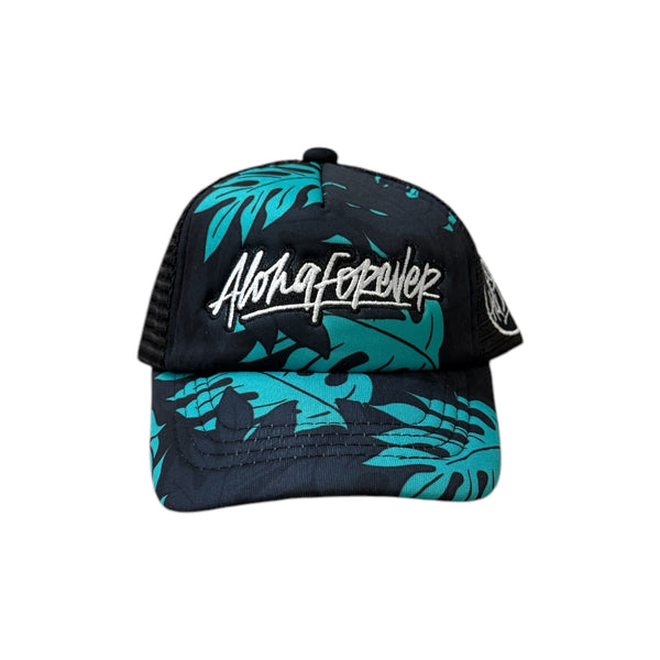 808ALLDAY Baby/Toddler Teal Fern Aloha Forever Trucker