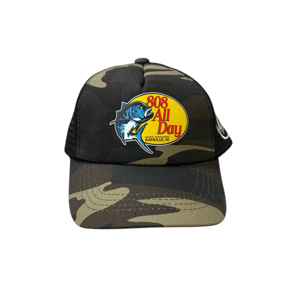 808ALLDAY Ulua Pro Baby Camo Trucker