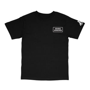 808ALLDAY Charcoal AF Old English Box T-Shirt