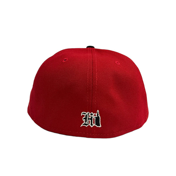 808ALLDAY New Era 59fifty Sticker Hawaii  Bred Fitted Cap