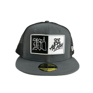 Script Gray Low Profile 59Fifty Fitted Cap by Fitted Hawaii x New