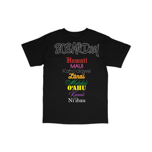808ALLDAY Toddler/Youth Roll Call Black Tee
