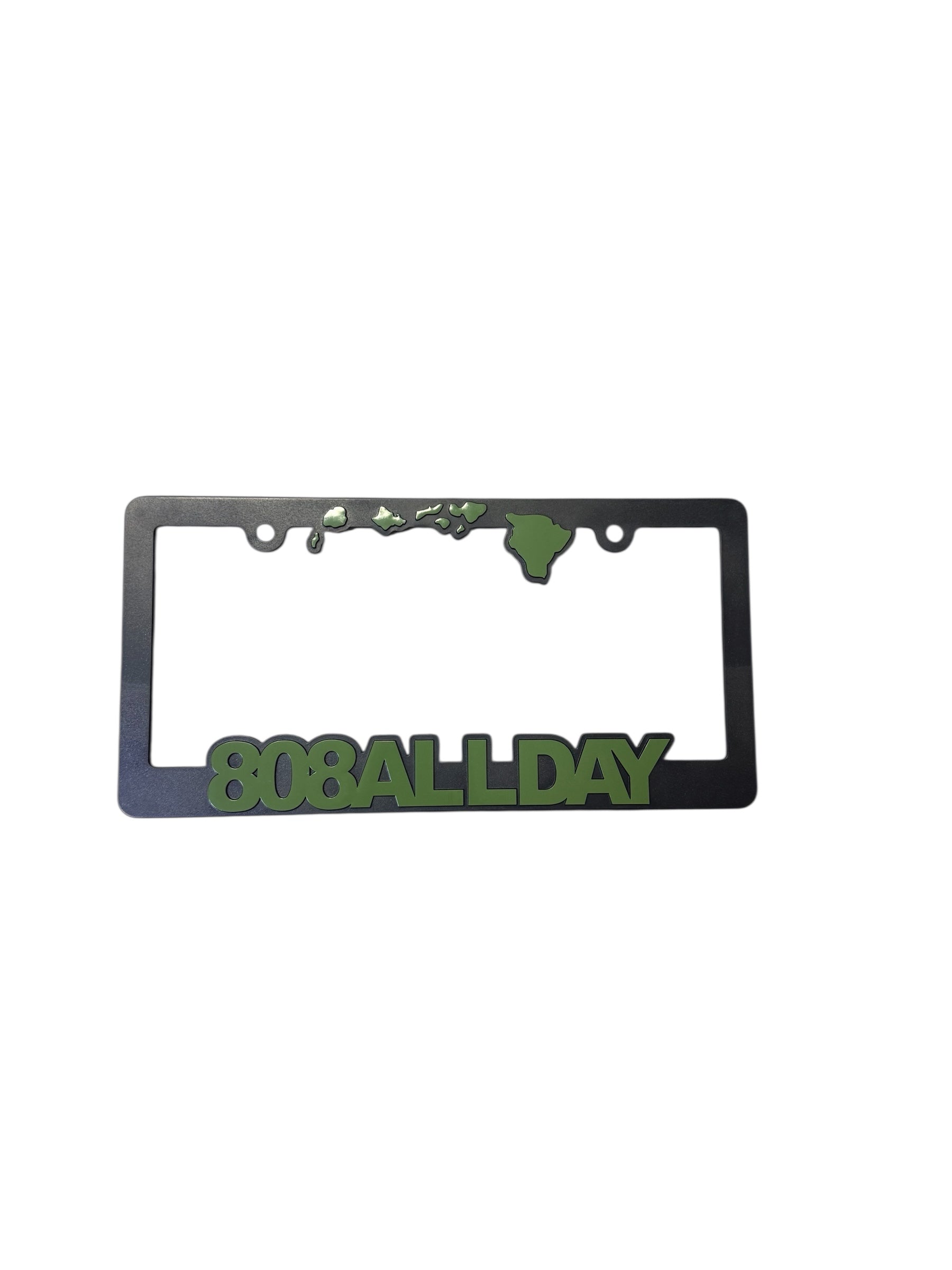 808ALLDAY Hawaii Island Chain License Plate Frames (set of 2