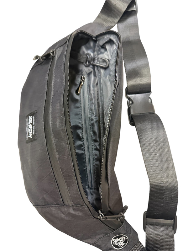 808ALLDAY Black X PAC Classic Black Hip Pack