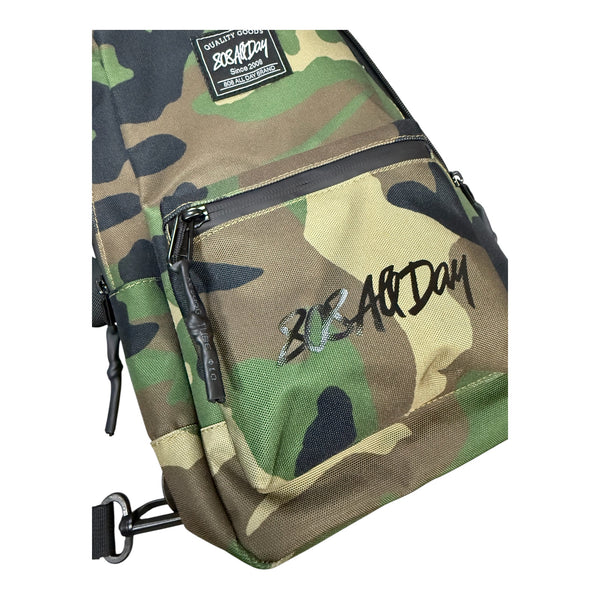 808ALLDAY Woodland Camo Shoulder Bag