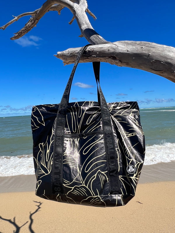 808ALLDAY Black Floral All Day Tote