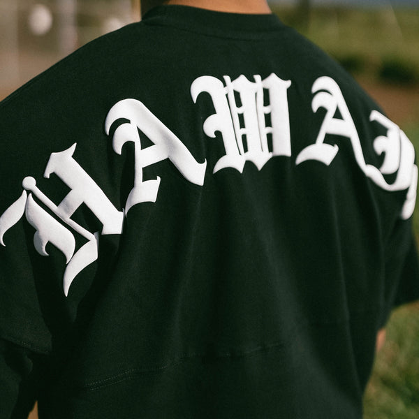 808ALLDAY Short Sleeve Heavyweight Oversized Hawaii Jersey Tee