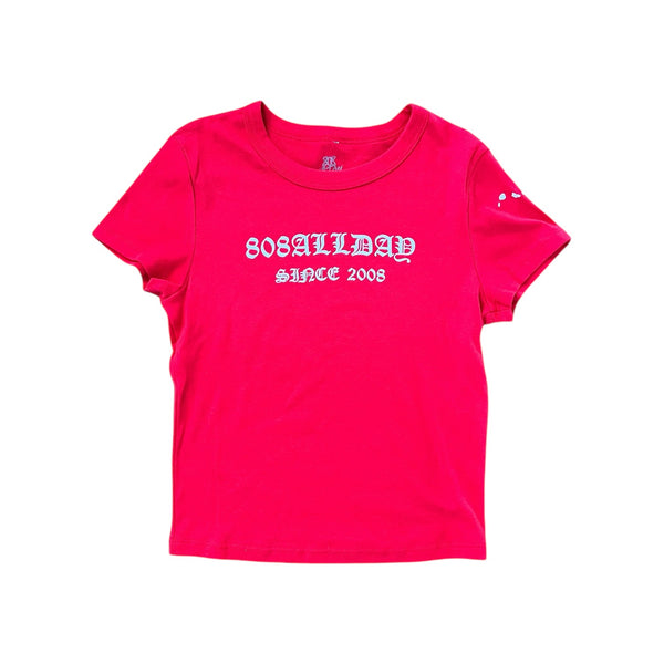 808ALLDAY Women's Red Since '08 Tee