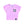 808ALLDAY Women's Quilt Tag Pink Crop Top