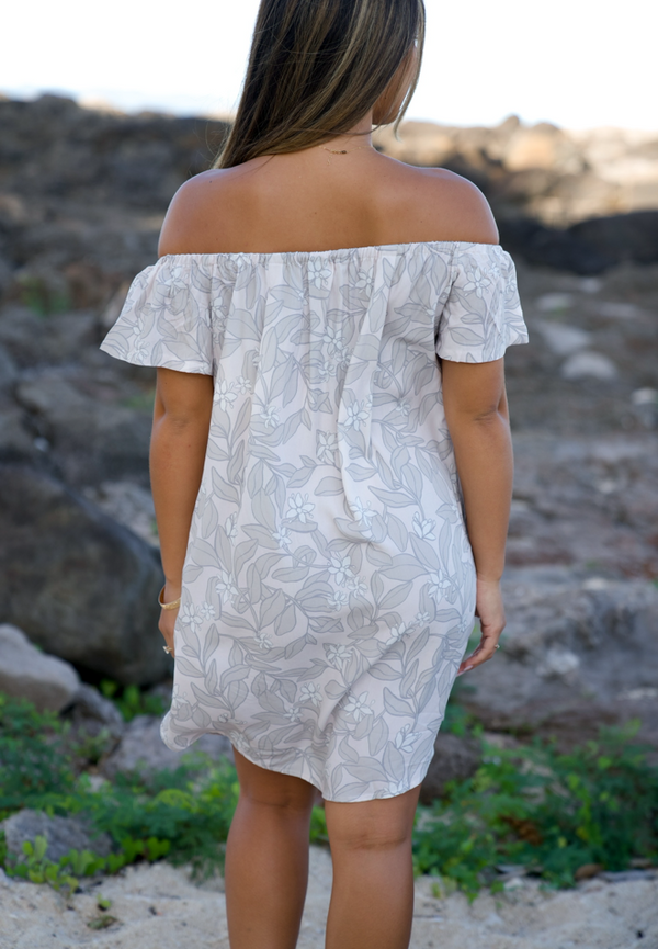 808ALLDAY Women's Cloud Alahe'e Off-Shoulder Dress