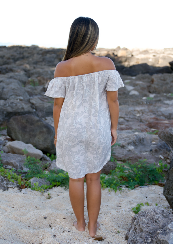 808ALLDAY Women's Cloud Alahe'e Off-Shoulder Dress