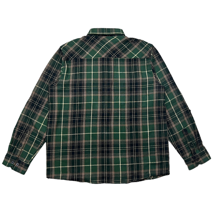 808ALLDAY  Green/Black Flannel